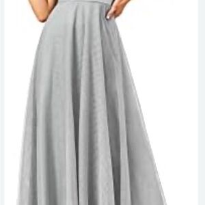 Ever Pretty Light Gray Maxi Dress